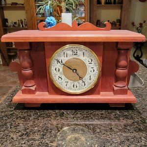 Wooden Quartz Clock Made by Service Person.